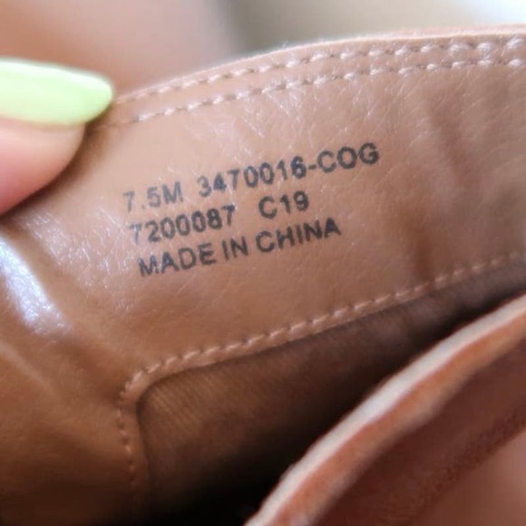 Frye Judith Zip Casual Ankle Booties Womens Size 7.5 Cognac Brown Leather - Picture 3 of 8